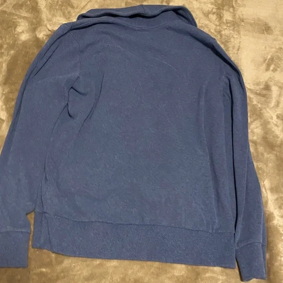 Banana Republic Blue Cowl Neck Sweater - Picture 4 of 4